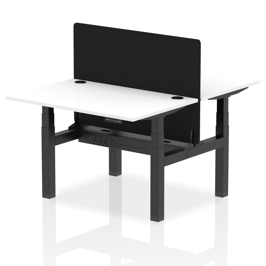 Rayleigh Back-to-Back 2 Person Height Adjustable Bench Desk